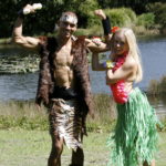 CAVE MAN WITH HULA HELENA